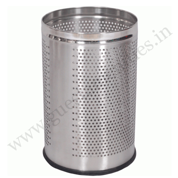 Perforated bin